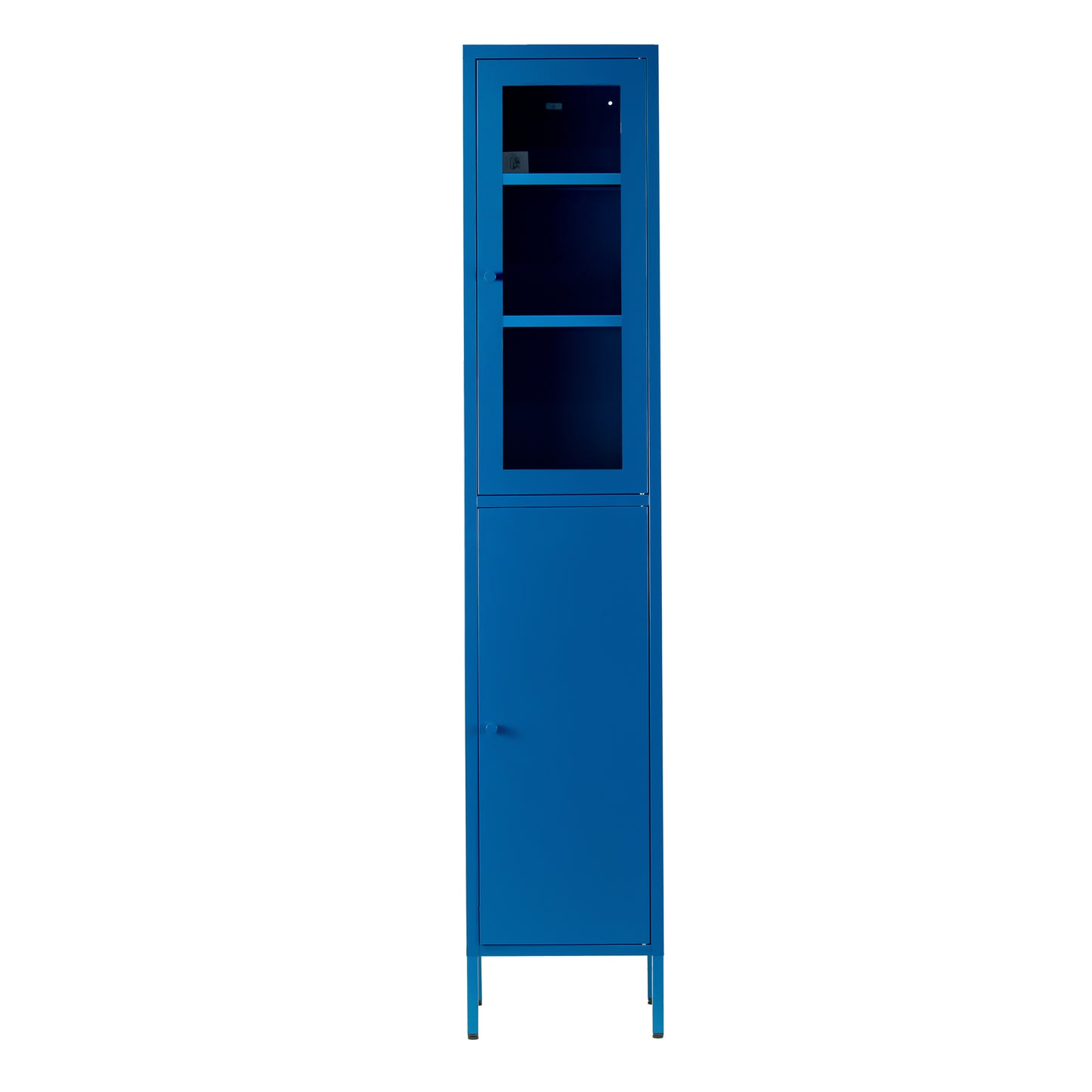 Aviva 71-inch Blue Two Door Metal Cabinet