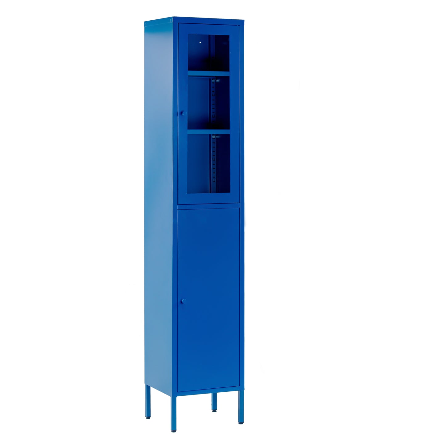 Aviva 71-inch Blue Two Door Metal Cabinet