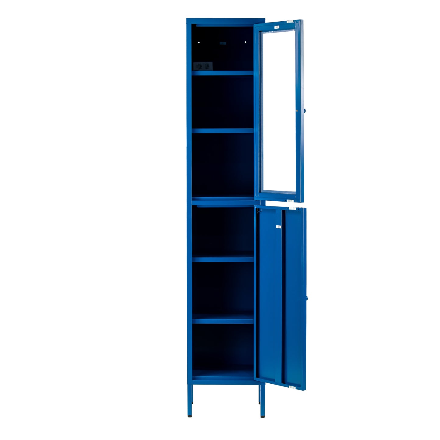 Aviva 71-inch Blue Two Door Metal Cabinet