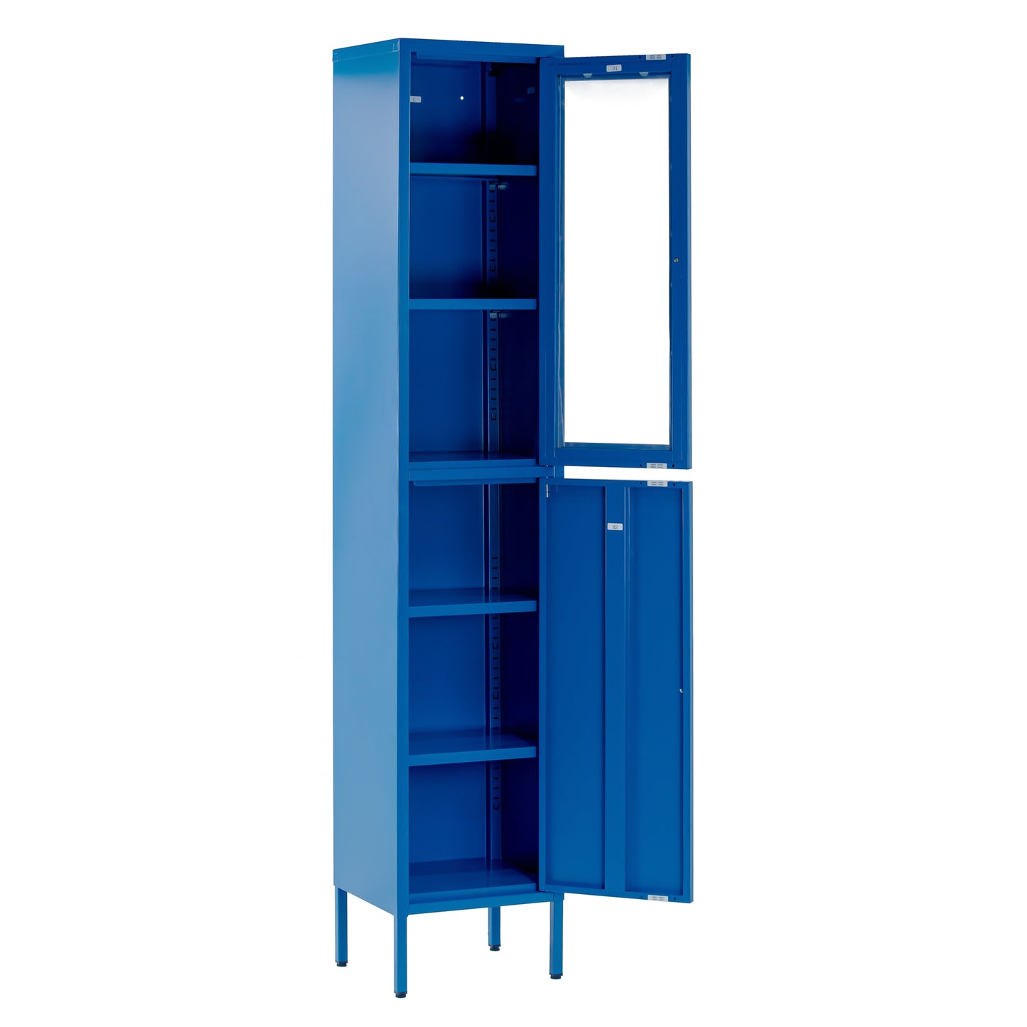 Aviva 71-inch Blue Two Door Metal Cabinet