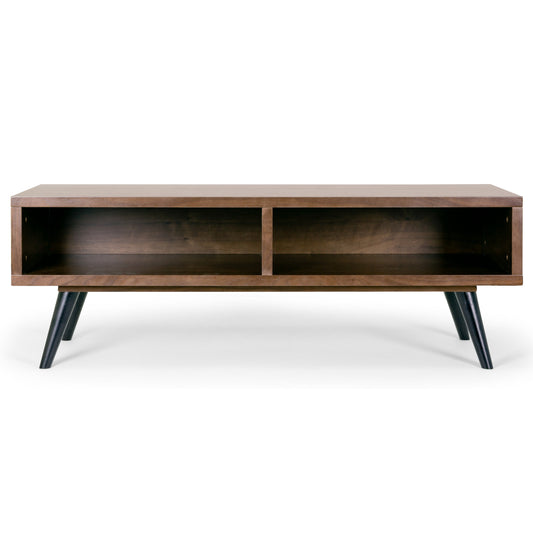 Akamu Scandinavian Style Modern Walnut Finish TV Stand