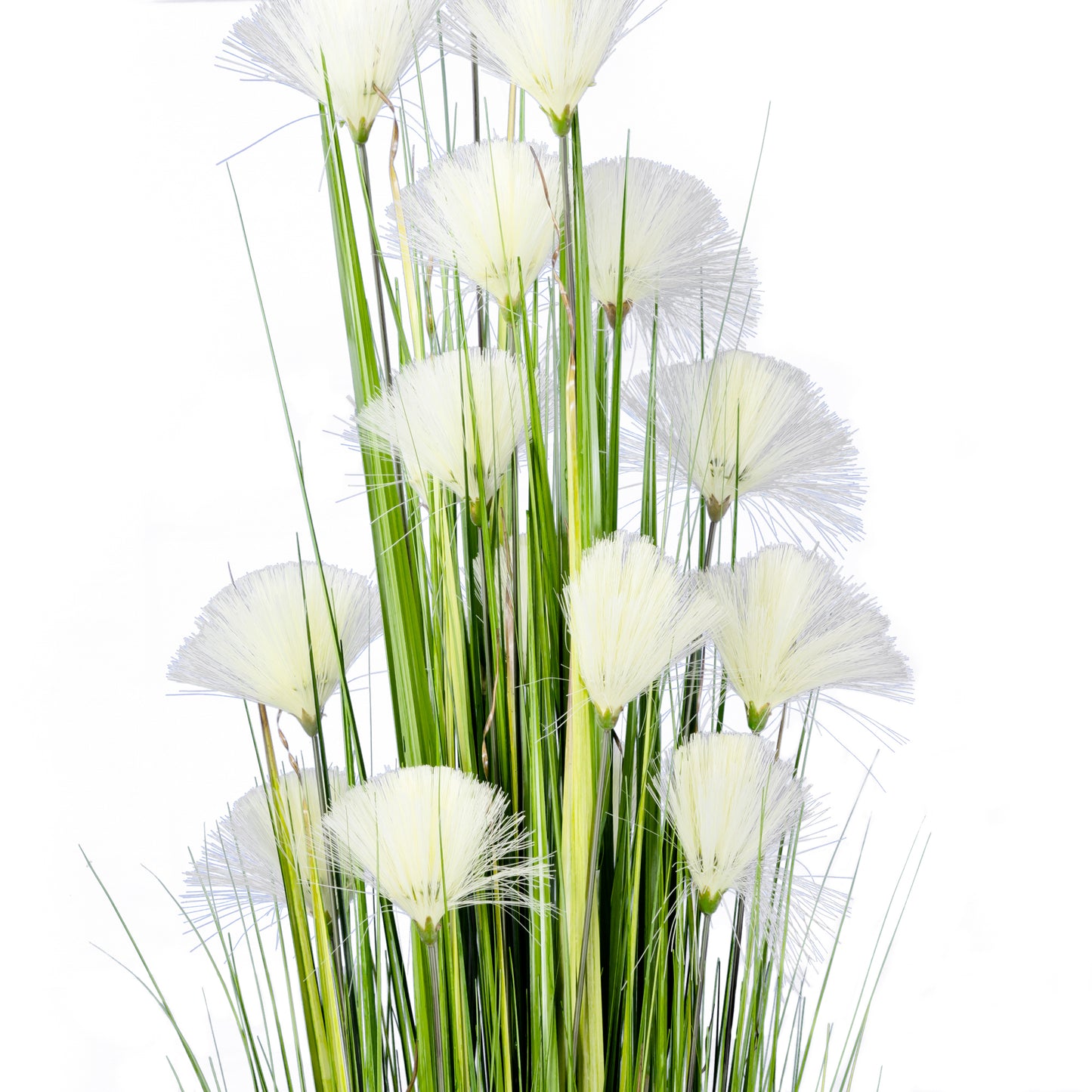 6 Feet High Artificial Reed Grass with Decorative Ivory Flowers