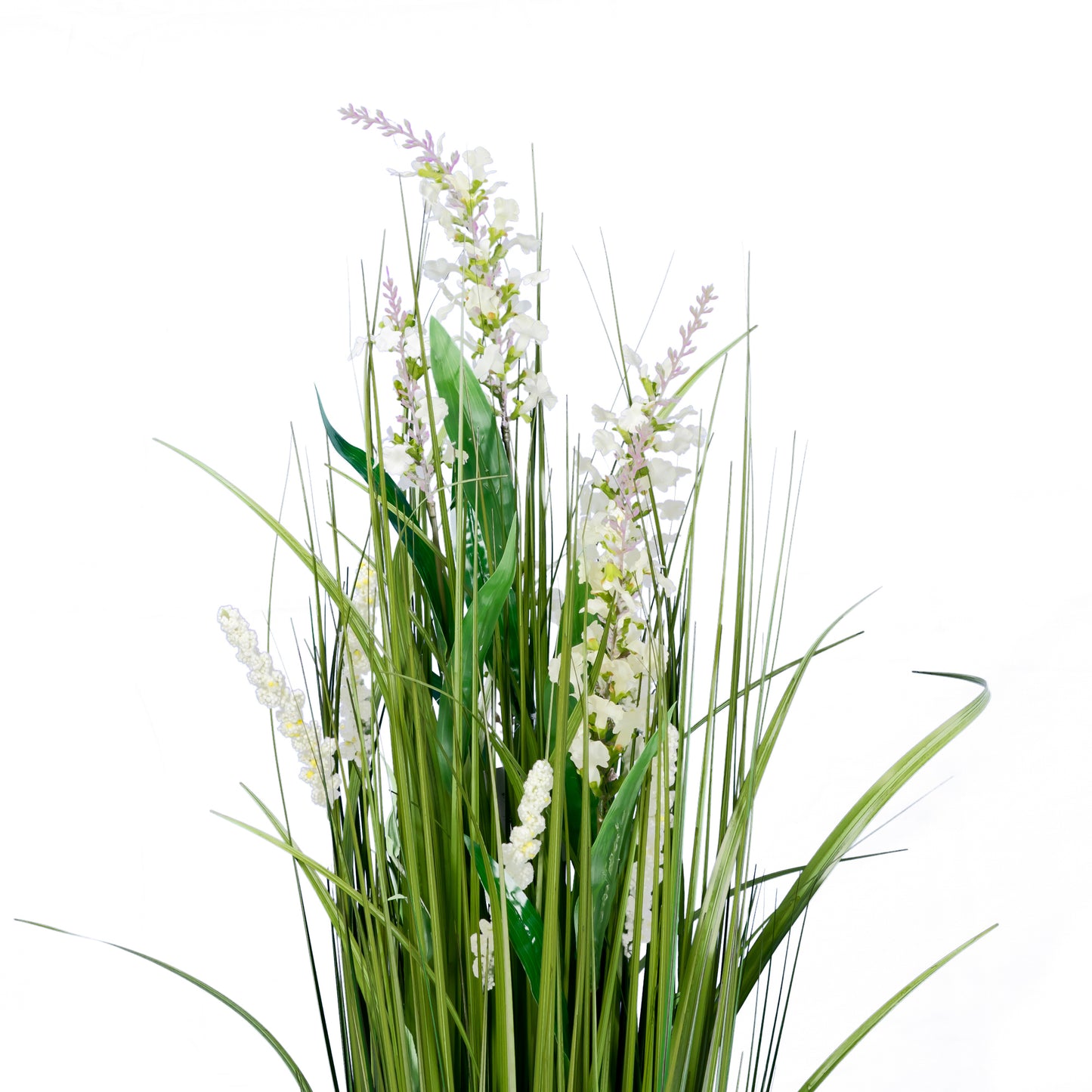 3 Feet High Artificial Reed with White Snapdragon Similar Flowers