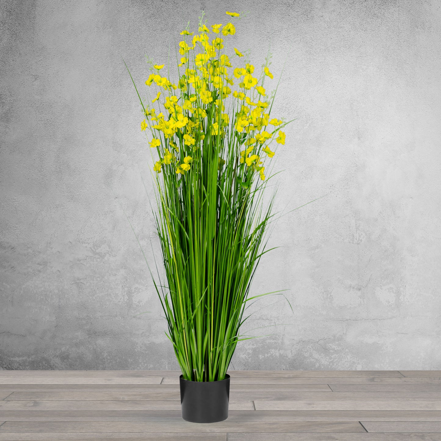5 Feet High Artificial with Decorative Yellow Flowers