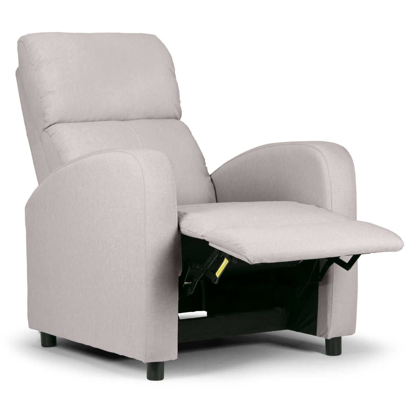 Alfie Mechanical Recliner Sand Grey Fabric Arm Chair