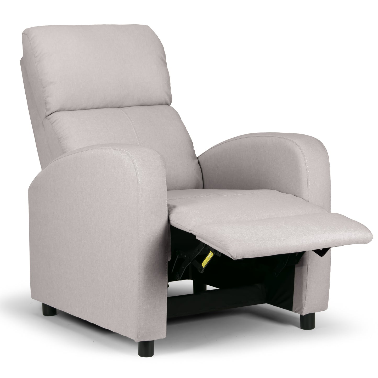 Alfie Mechanical Recliner Sand Grey Fabric Arm Chair