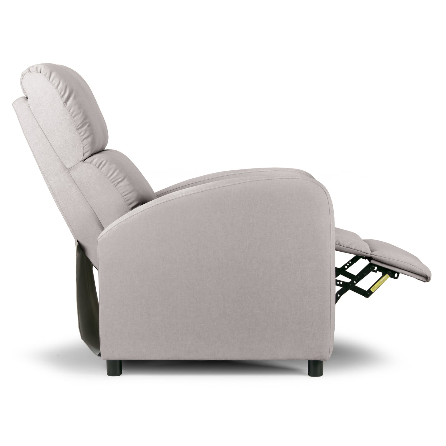 Alfie Mechanical Recliner Sand Grey Fabric Arm Chair