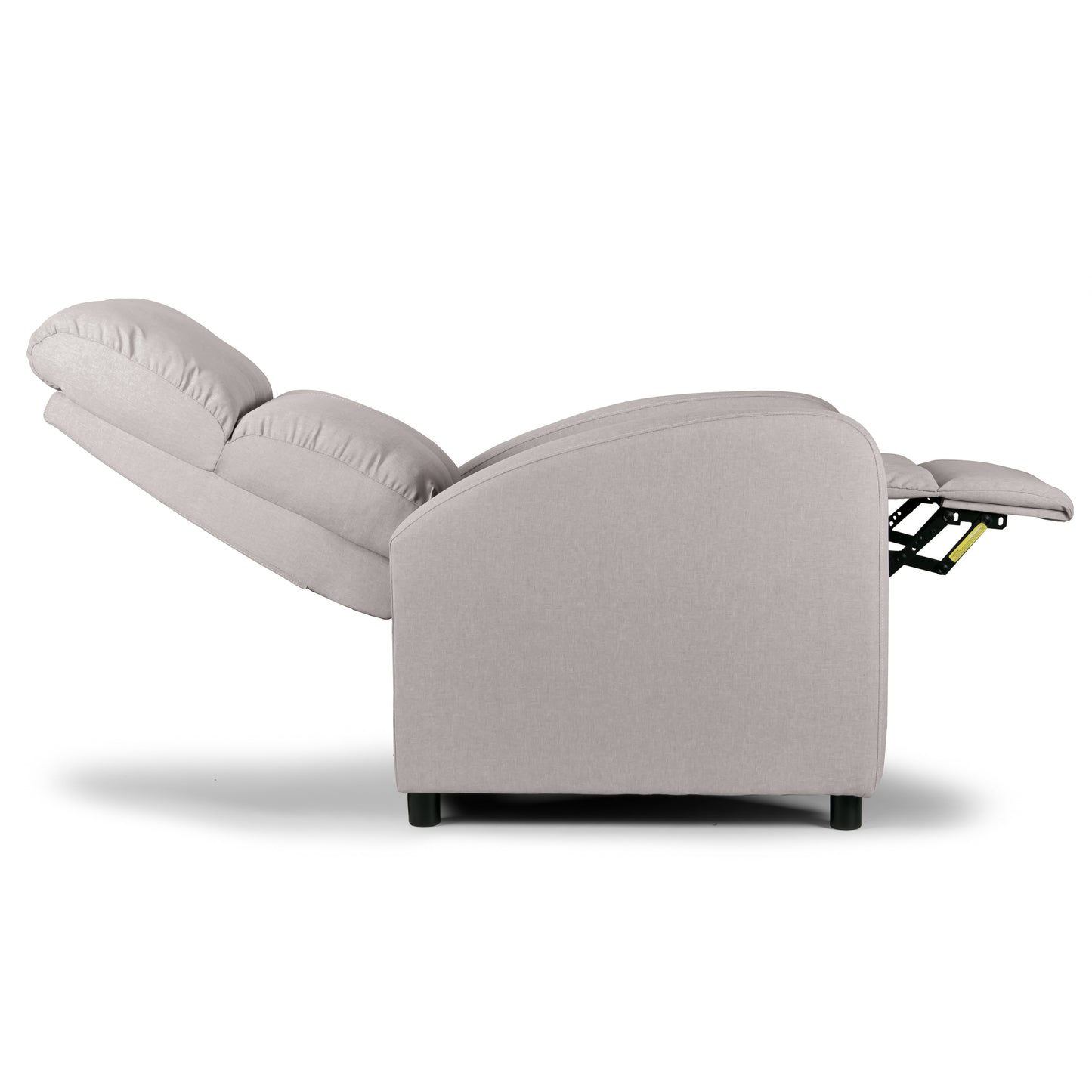 Alfie Mechanical Recliner Sand Grey Fabric Arm Chair