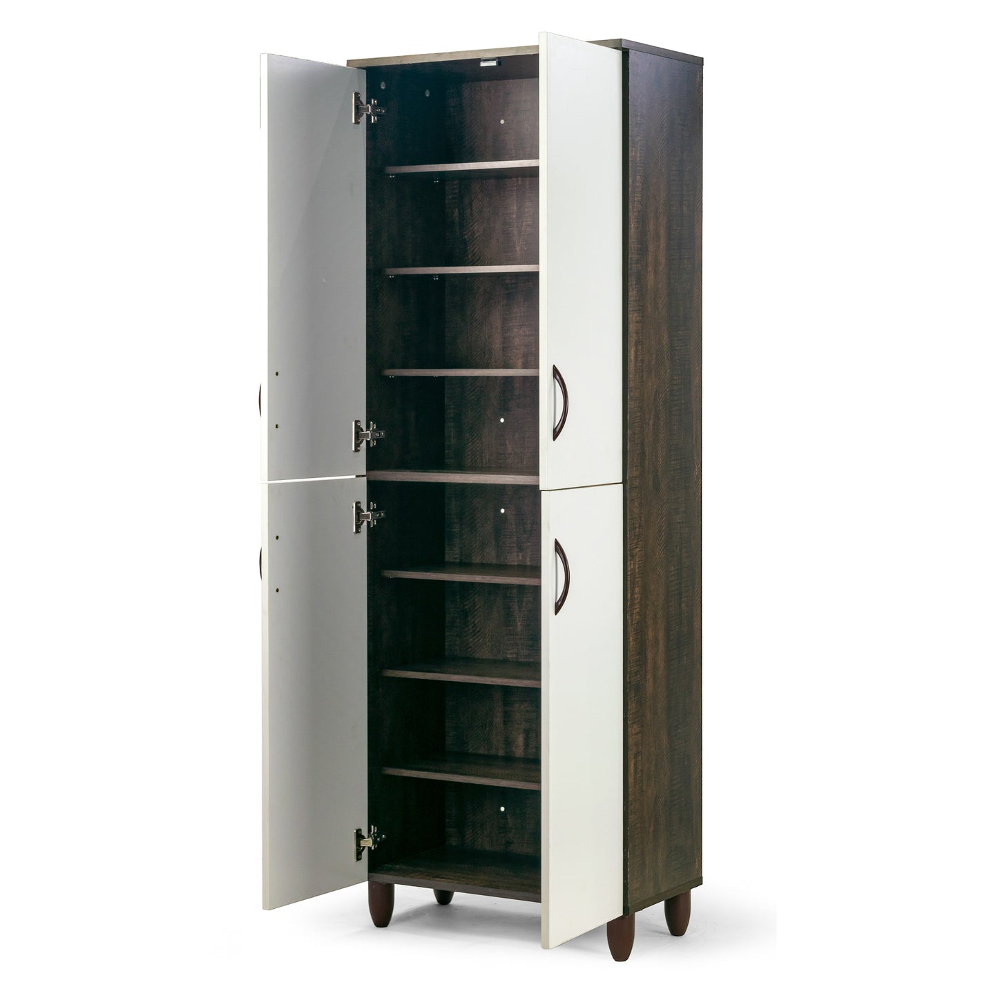 Anthea Four-door Shoe Cabinet with Four Shelves