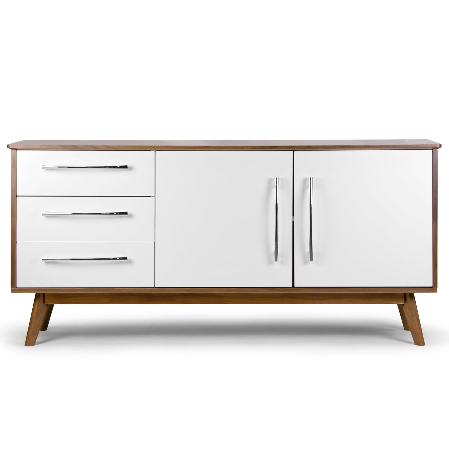 Alva Scandinavian Style Sideboard Buffet Table with Cabinet and Drawers