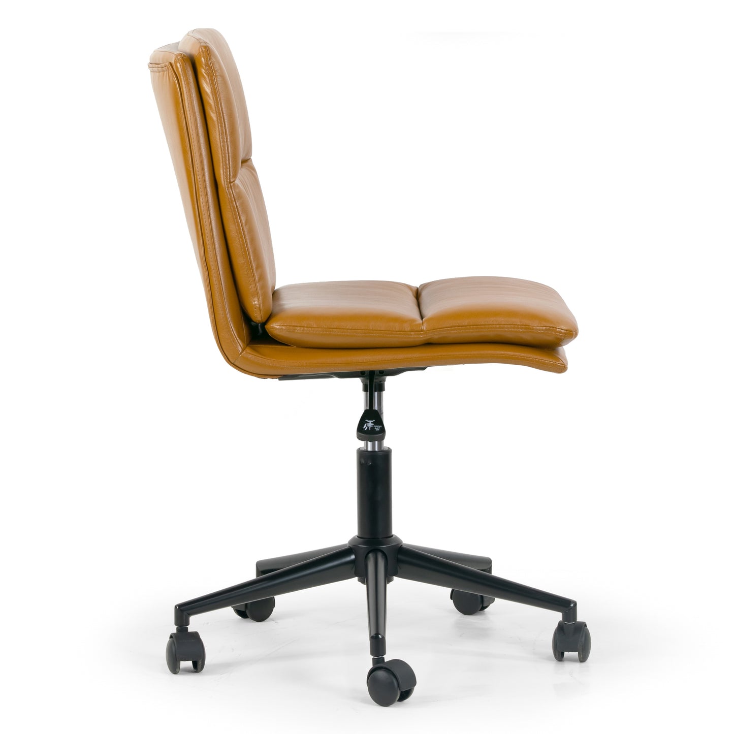 Avak Cappuccino Faux Leather Adjustable Height Swivel Office Chair