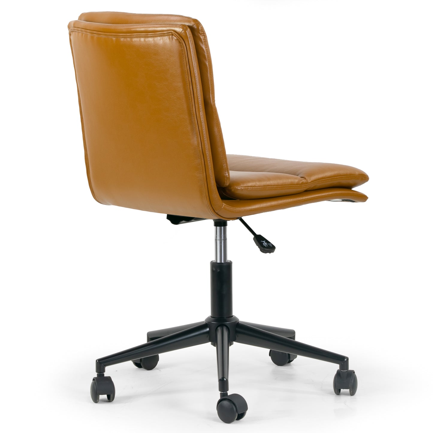 Avak Cappuccino Faux Leather Adjustable Height Swivel Office Chair